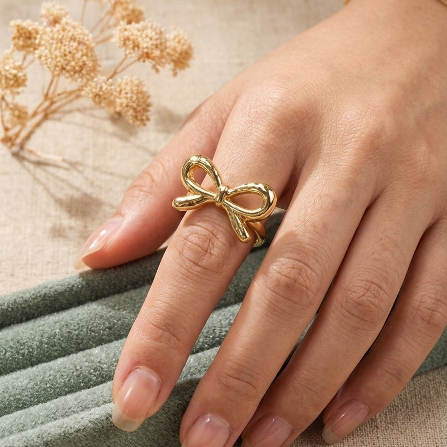 Anti Tarnish adjustable rings 71