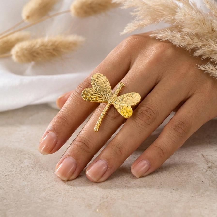 Anti Tarnish adjustable rings 65