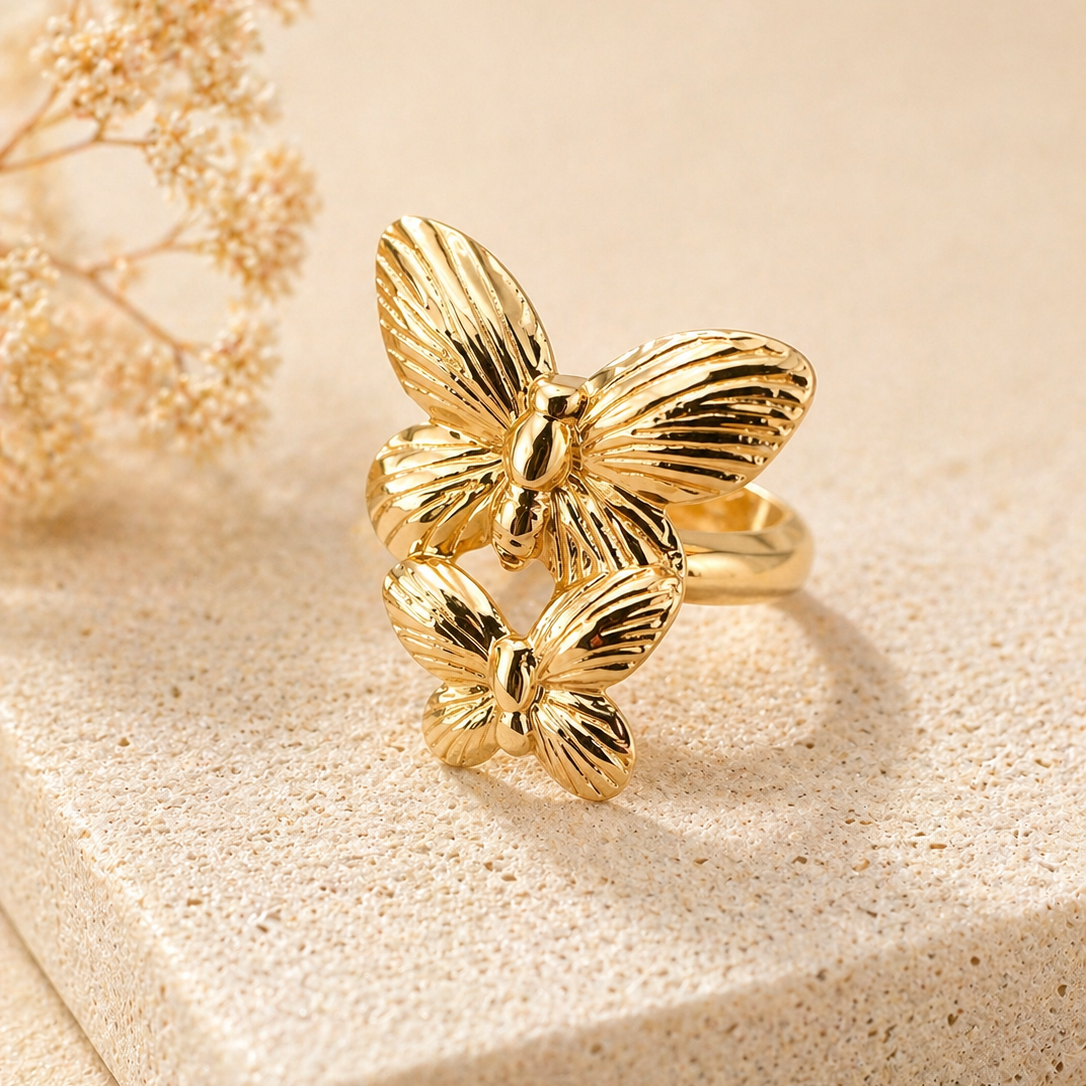 Anti Tarnish adjustable rings 87