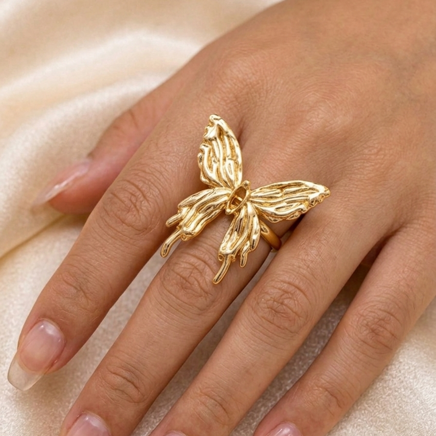 Anti Tarnish adjustable rings 72