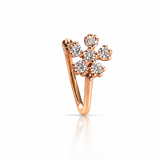 Anti Tarnish CZ nose pin 26