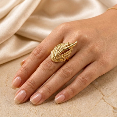 Anti Tarnish adjustable rings 73