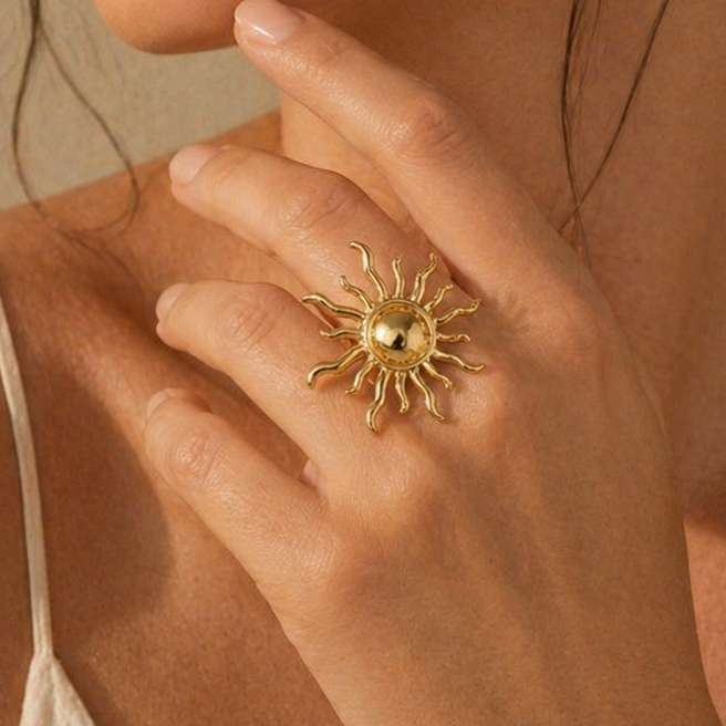 Anti Tarnish adjustable rings 108