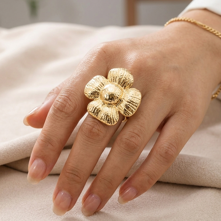 Anti Tarnish adjustable rings 88