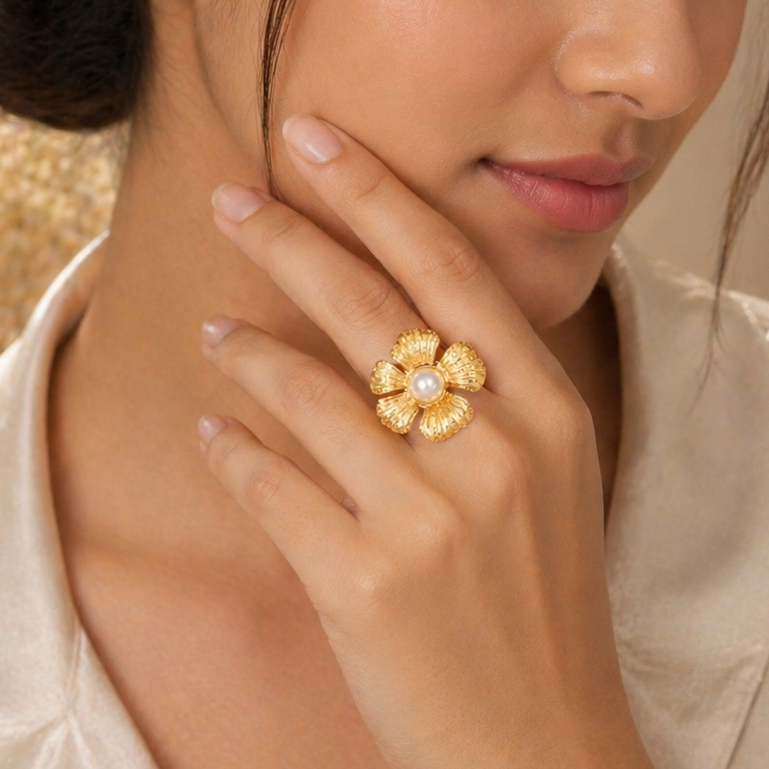 Anti Tarnish adjustable rings 122