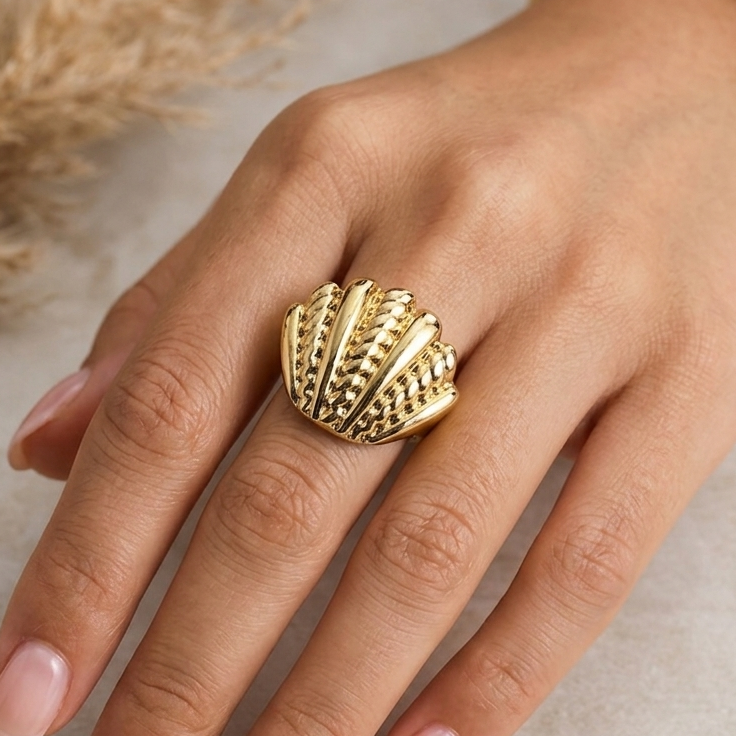 Anti Tarnish adjustable rings 60
