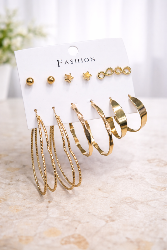 Combo of 6 pair earrings 75