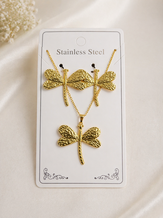 Anti Tarnish  Combo Set with 1 pair of Earring and Necklace