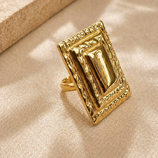 Anti Tarnish adjustable rings 68