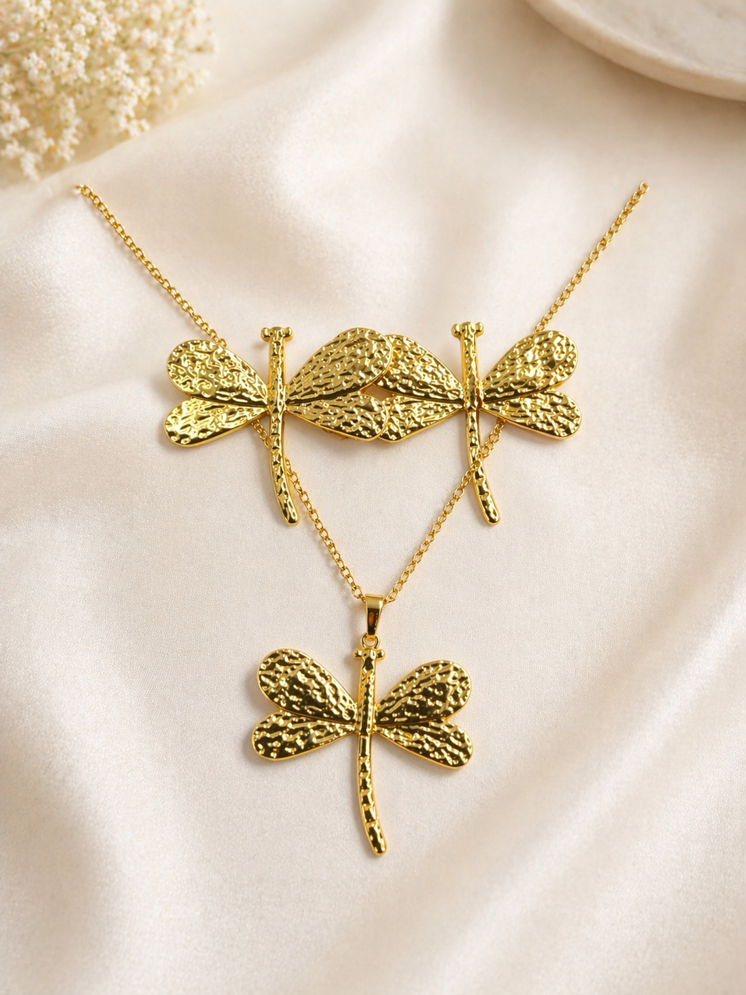 Anti Tarnish  Combo Set with 1 pair of Earring and Necklace
