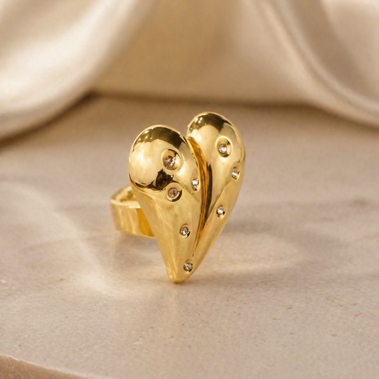 Anti Tarnish adjustable rings 63