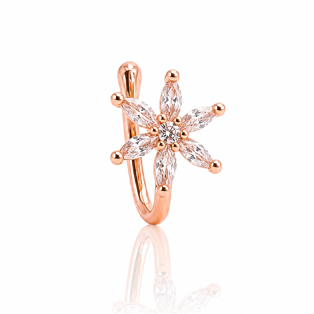 Anti Tarnish CZ nose pin 41