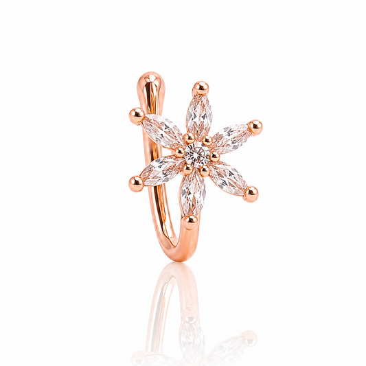 Anti Tarnish CZ nose pin 41